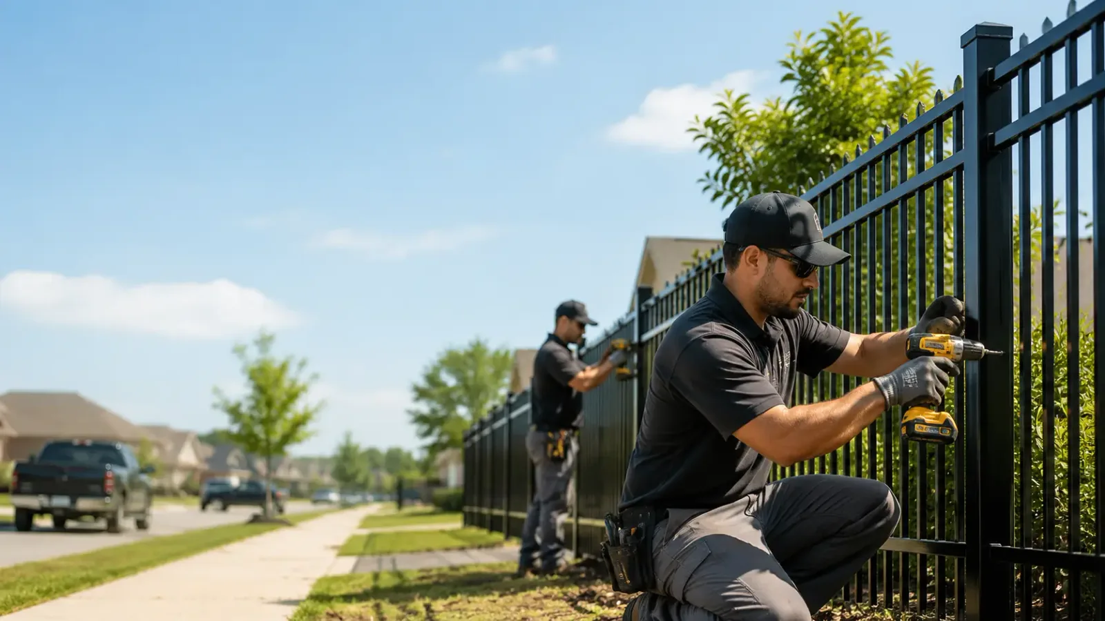 Metal Fence Installation in Fitchburg, MA